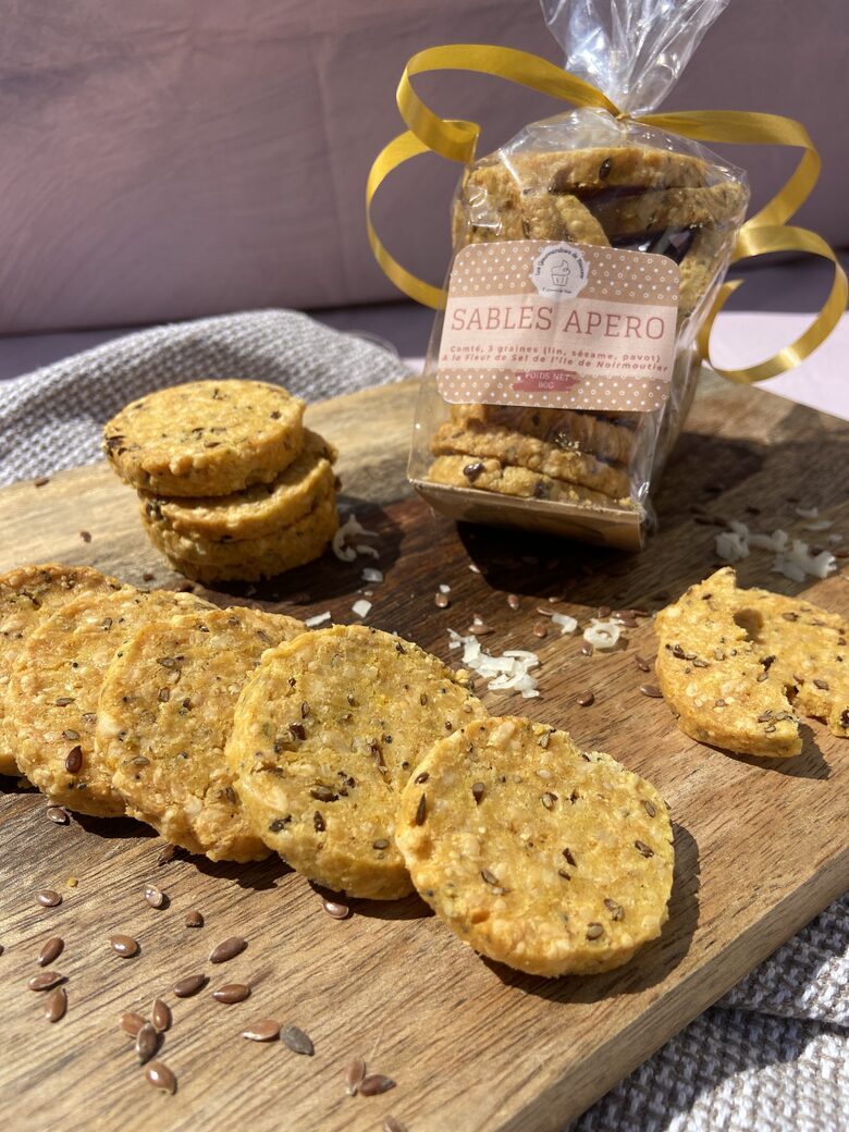 Sablés Apéritifs Comté 3 Graines